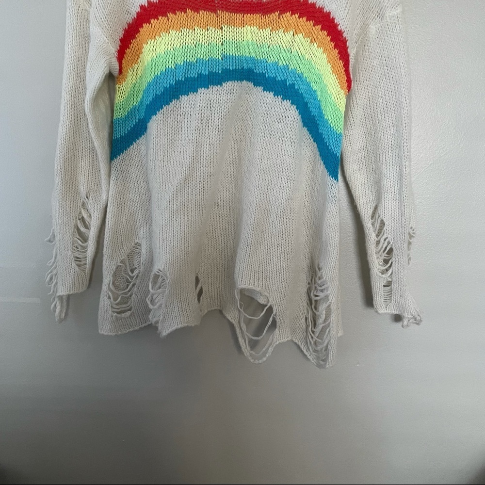 Wildfox Rainbow Dreamer Lenon Sweater - Picture 4 of 9
